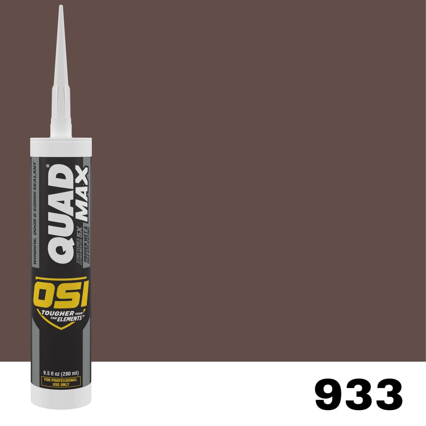 OSI QUAD MAX 933 Paintable Window, Door & Siding SealantFREE CAULK GUN $25Value | IDH# 2939997
