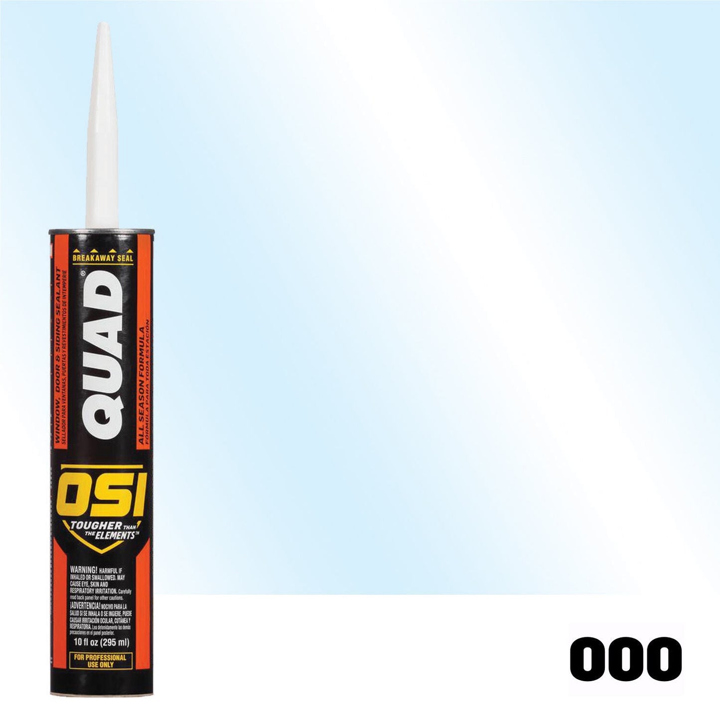 OSI QUAD 000 Clear Paintable Solvent Caulk