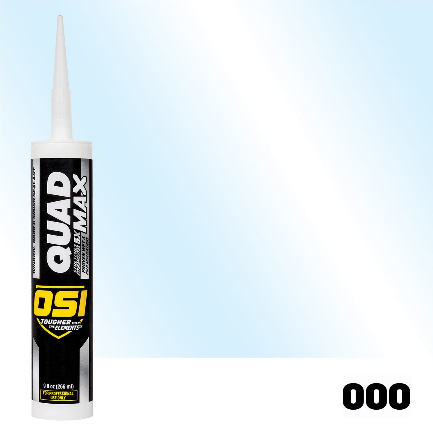 OSI QUAD MAX 000 Clear Window, Door & Siding Sealant