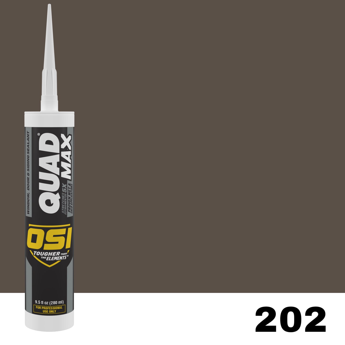 OSI QUAD MAX 202 Paintable Window, Door & Siding Sealant | IDH# 3050328