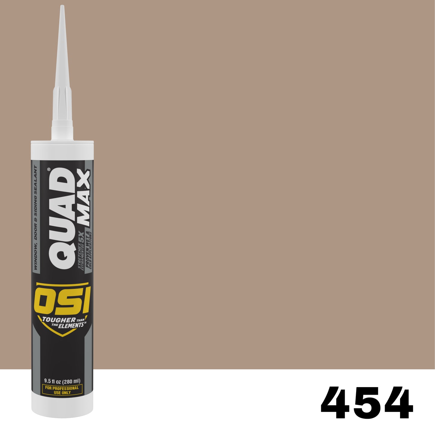 OSI QUAD MAX 454 Paintable Window, Door & Siding SealantFREE CAULK GUN $25Value | IDH# 2938099