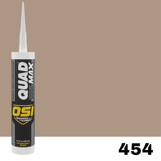 OSI QUAD MAX 454 Paintable Window, Door & Siding SealantFREE CAULK GUN $25Value | IDH# 2938099
