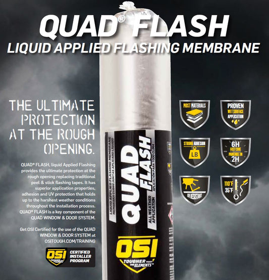 Quad Flash-Liquid Applied Flashing Membrane-Gun Grade | IDH# 2137033
