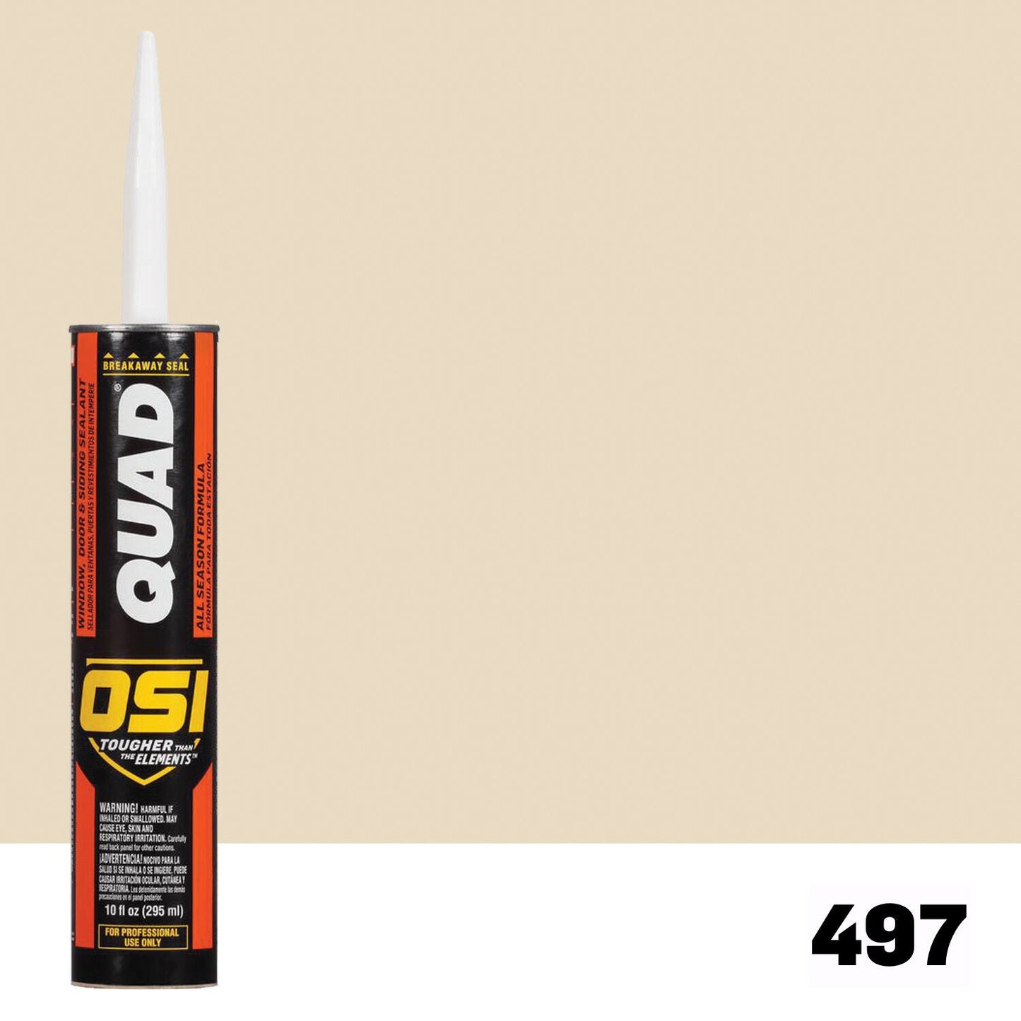 OSI QUAD 497 | IDH# 1637239 | OSI QUAD Paintable Caulk