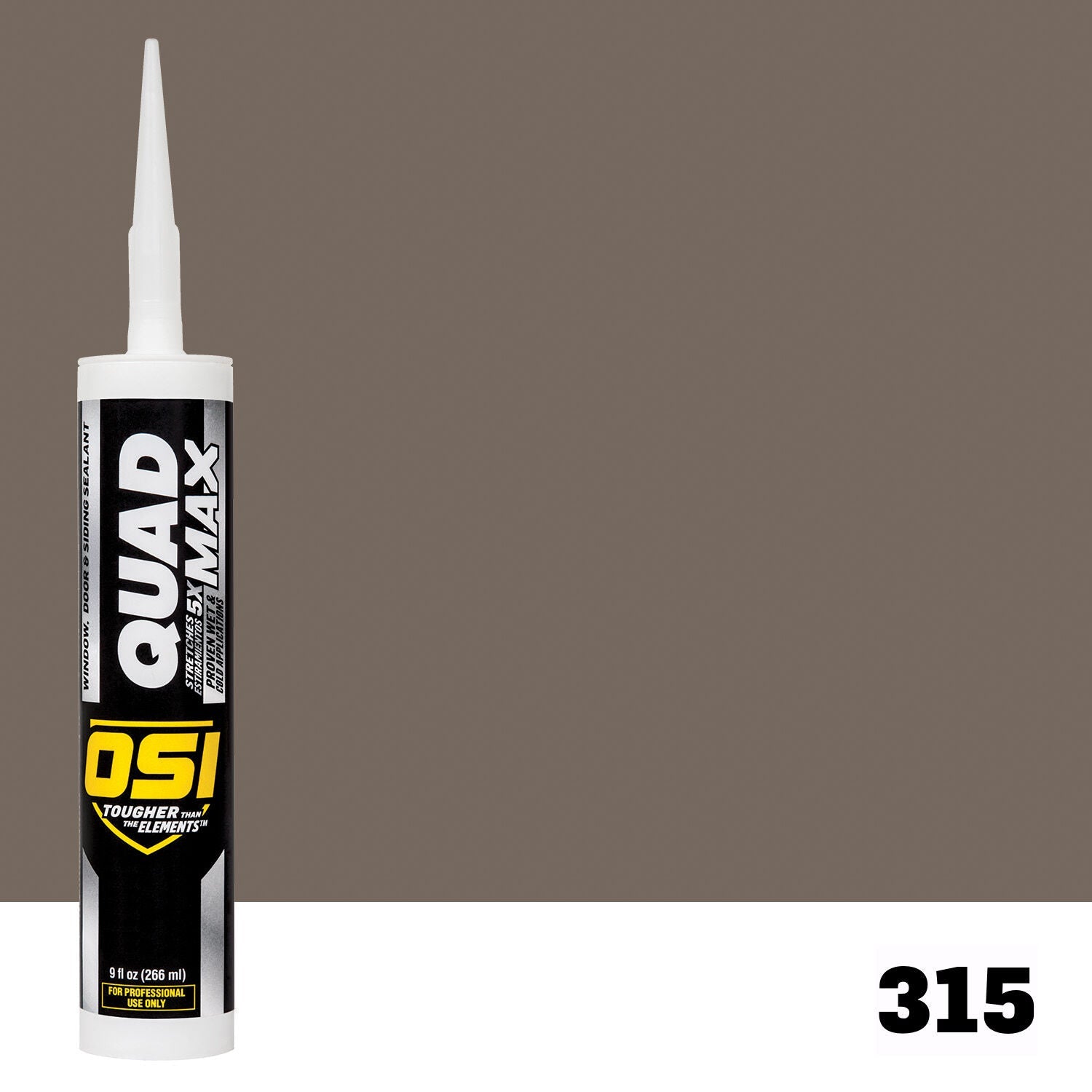 OSI QUAD Max #315 | IDH# 1869351 | OSI QUAD Max Paintable Caulk